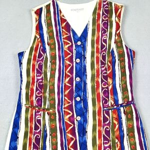 Kimberly Glenn Mom Vest Size L Vintage  90s Safari #11